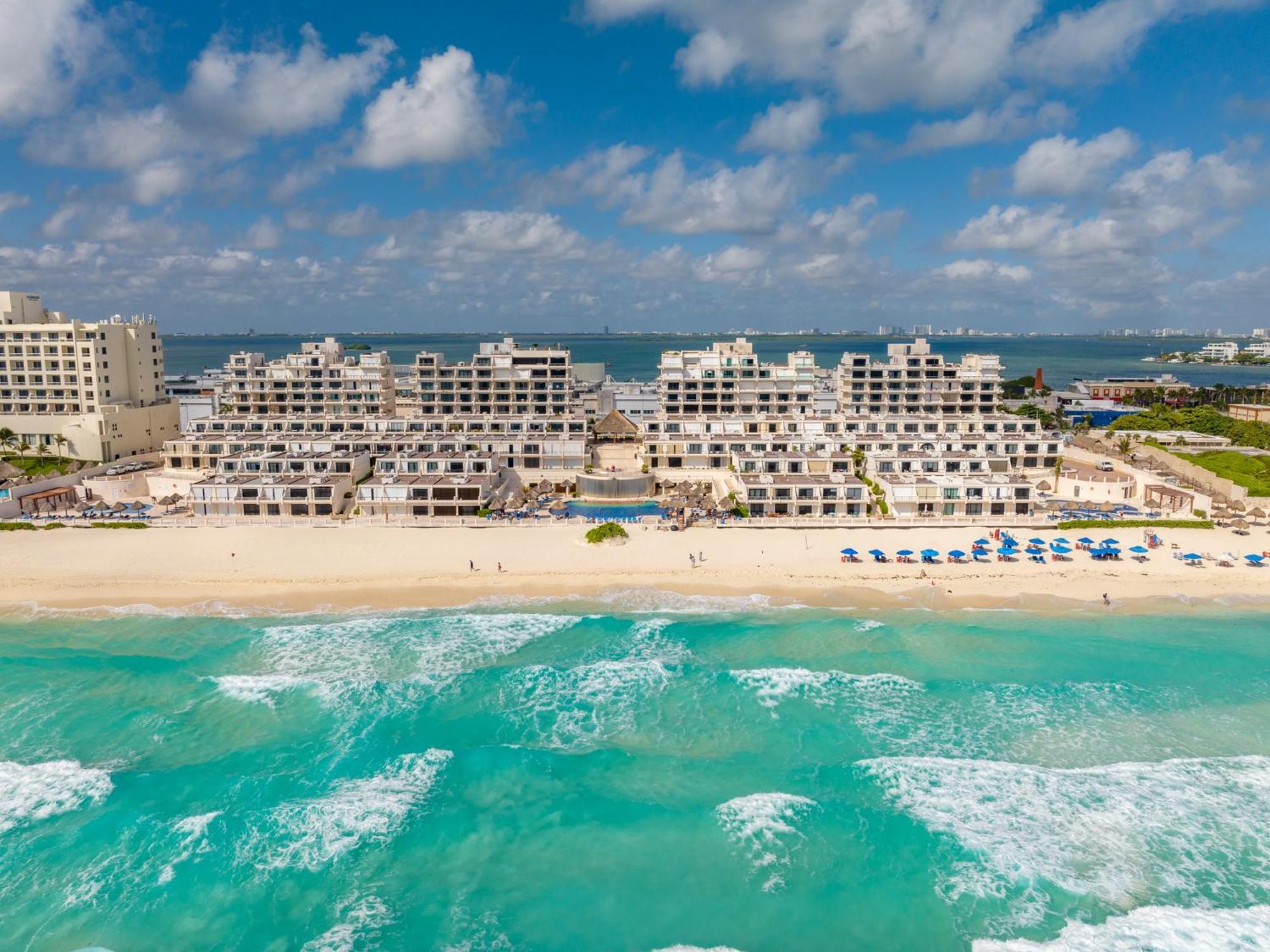 Amazing Caribbean Ocean View At Villas Marlin In Cancún Exterior foto